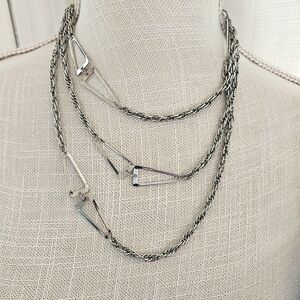 🔥3/$20 Vintage Silver Infinity Necklace